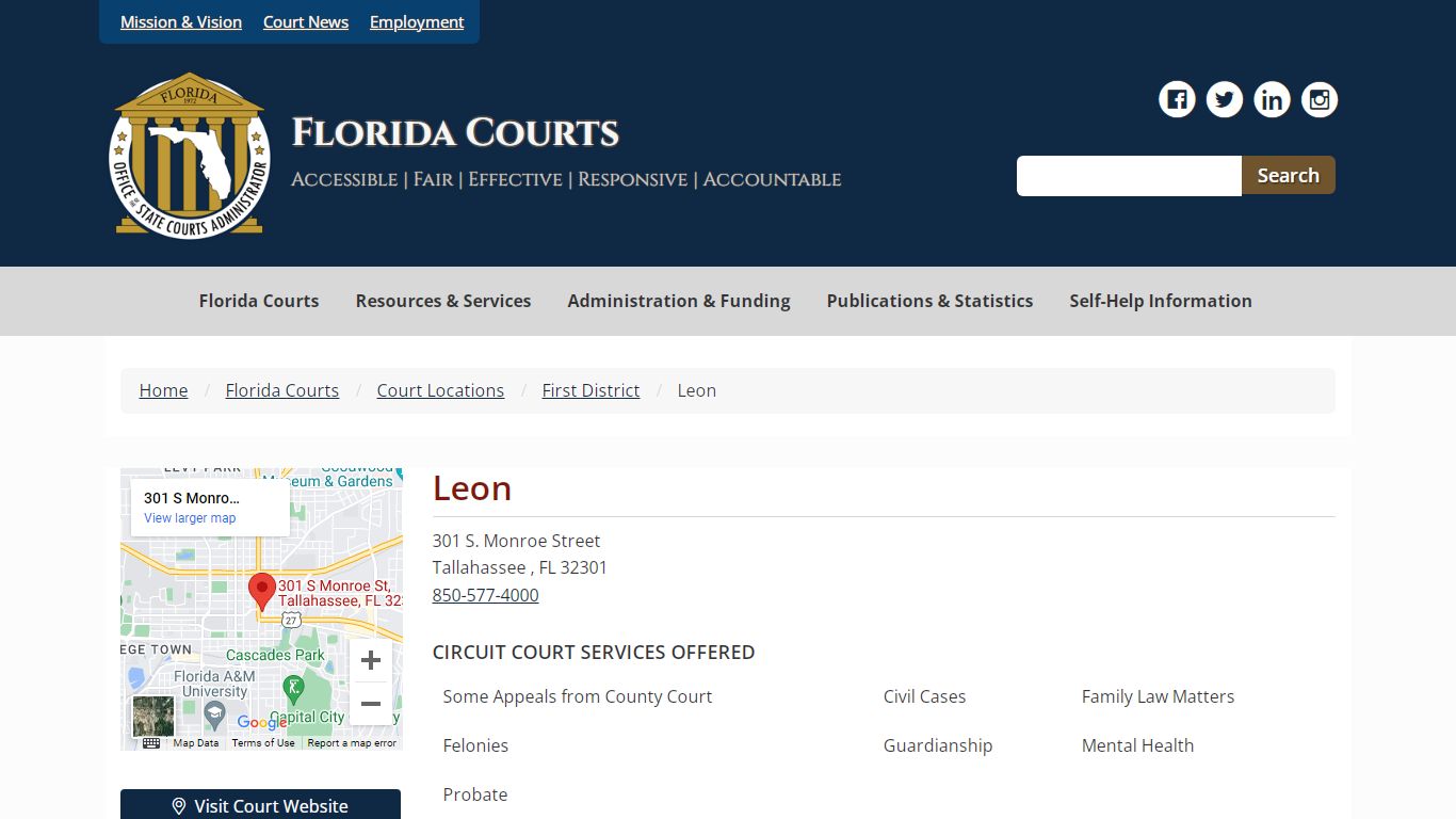 Leon - Florida Courts